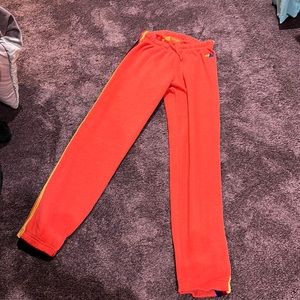 Aviator nation red sweatpants size medium
